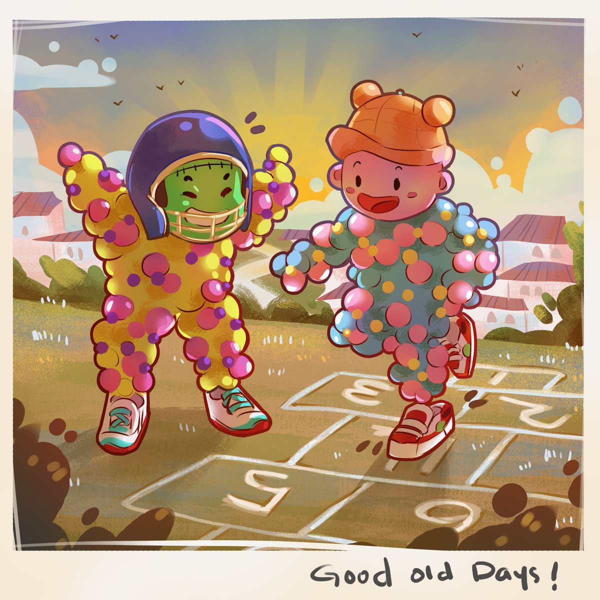 Tag a childhood friend. 

Let them know how much you miss them, and share with them some IO love.