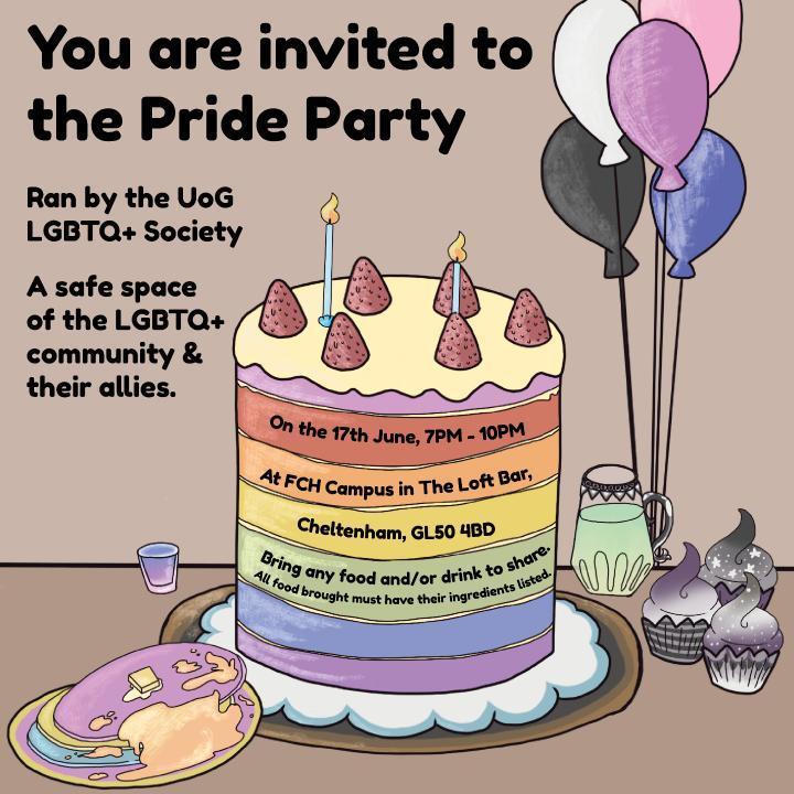 yoursuwelfare's tweet photo. PRIDE MONTH!🏳️‍🌈
Come and join us this Thursday for our Rainbow Cuppa event at FCH! This is for both the community and their allies☺️
As well as this event, the LGBTQ+ Society are also hosting a Pride Party this Friday at FCH!
Both are free and welcoming. See you there!
#Pride2022 https://t.co/bbDu3eO3qh