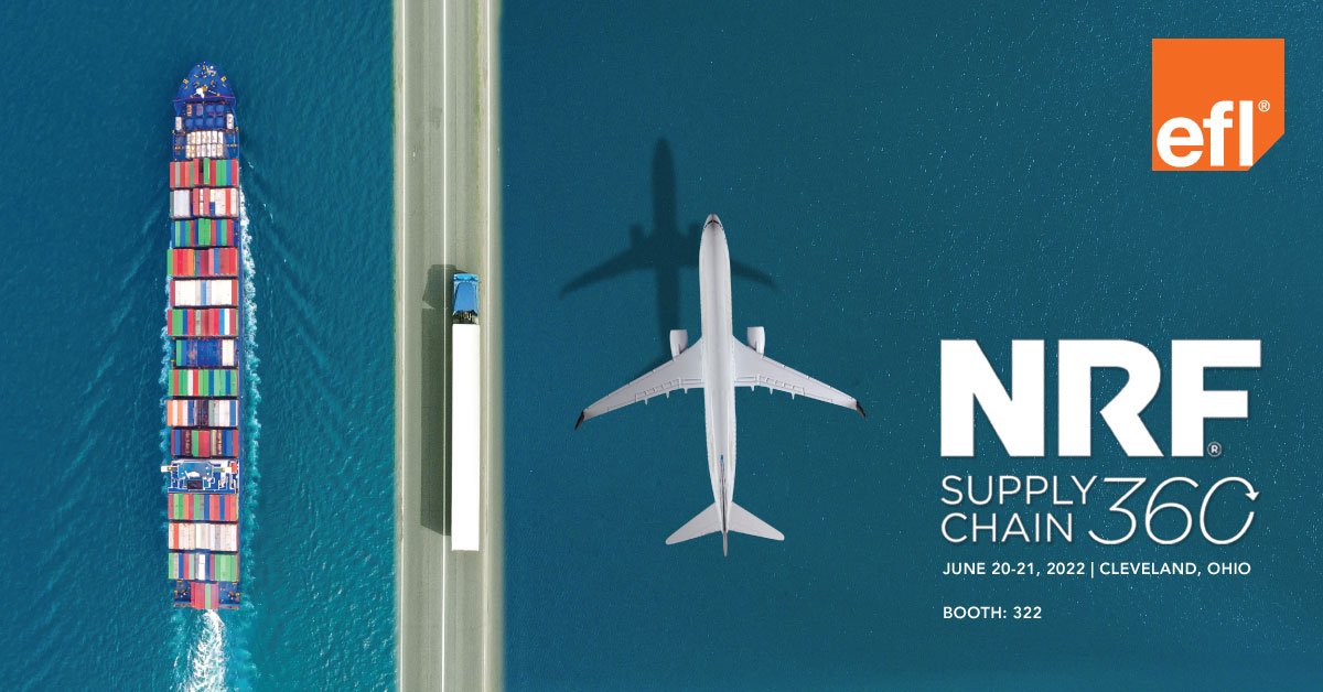 We're thrilled to be attending the #NRFSupplyChain360 Conference in Cleveland, Ohio from June 21-22, 2022!