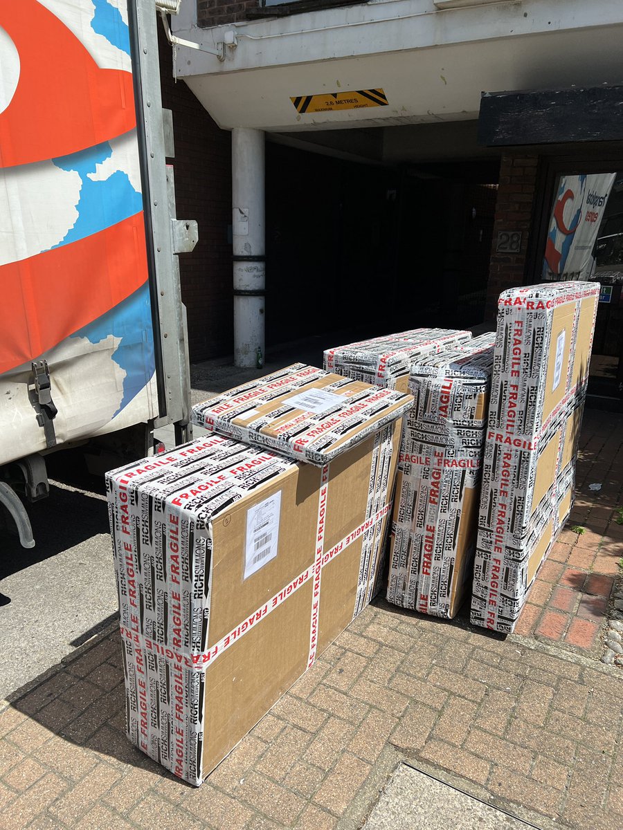 Travel safely paintings. See you in New York. That small box is the 100 prints I’m giving away for free to the first 100 people who attend the show ;)