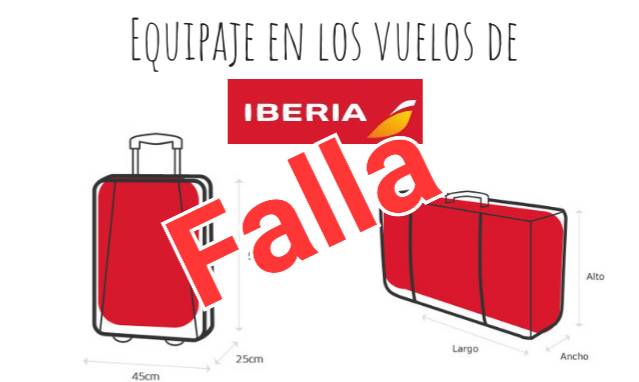 iberia comprar maleta