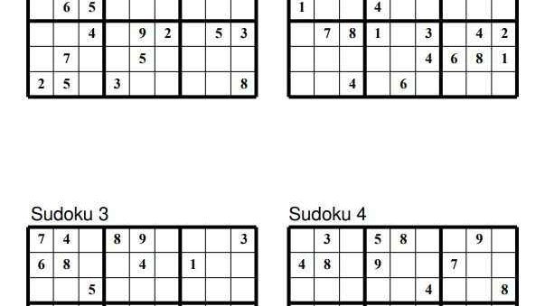 _Pasatiempos_ on X: Sudoku para imprimir nº 46