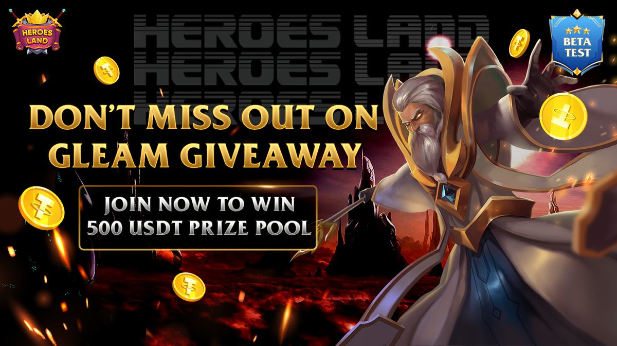 HeroesLand_P2E's tweet photo. 🤝 Get your wallet ready, now you can Invite-to-earn! 

Tell all your friends about Heroes Land and invite them to join in the fun too! And all may win 500 USDT prize pool.

Click here to join Gleam Contest
👉 https://t.co/ELKDzc64iy 

#Sotanext #SkyGames #HALA https://t.co/DR6na1Eiuj