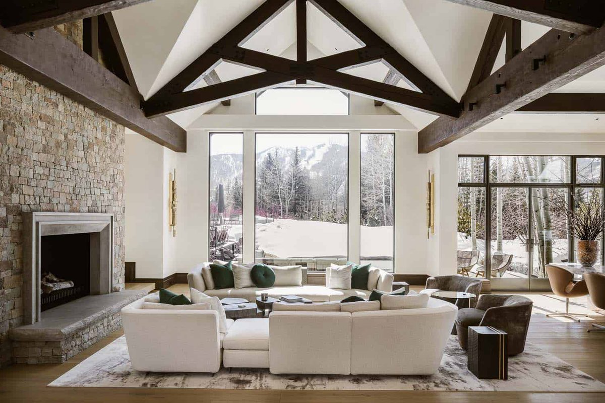 Modern mountain retreat in Aspen offers luxurious yet comfortable living https://t.co/8quwJVbUwG https://t.co/cXc15Ynbu4