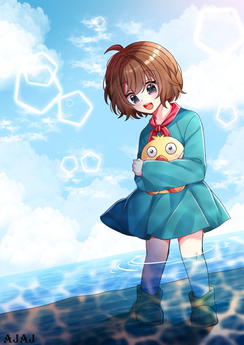 KooAJAJ1's tweet photo. Here it's my third art! for @IsekaiMeta hope u all like it! the theme comes from my wish at this moment

@heyitstitooo  @CyrisRigor @spacetuna_ @minsism 
 @Anen0va @cryyptowaps @IsekaiMeta https://t.co/huEjePxOgv