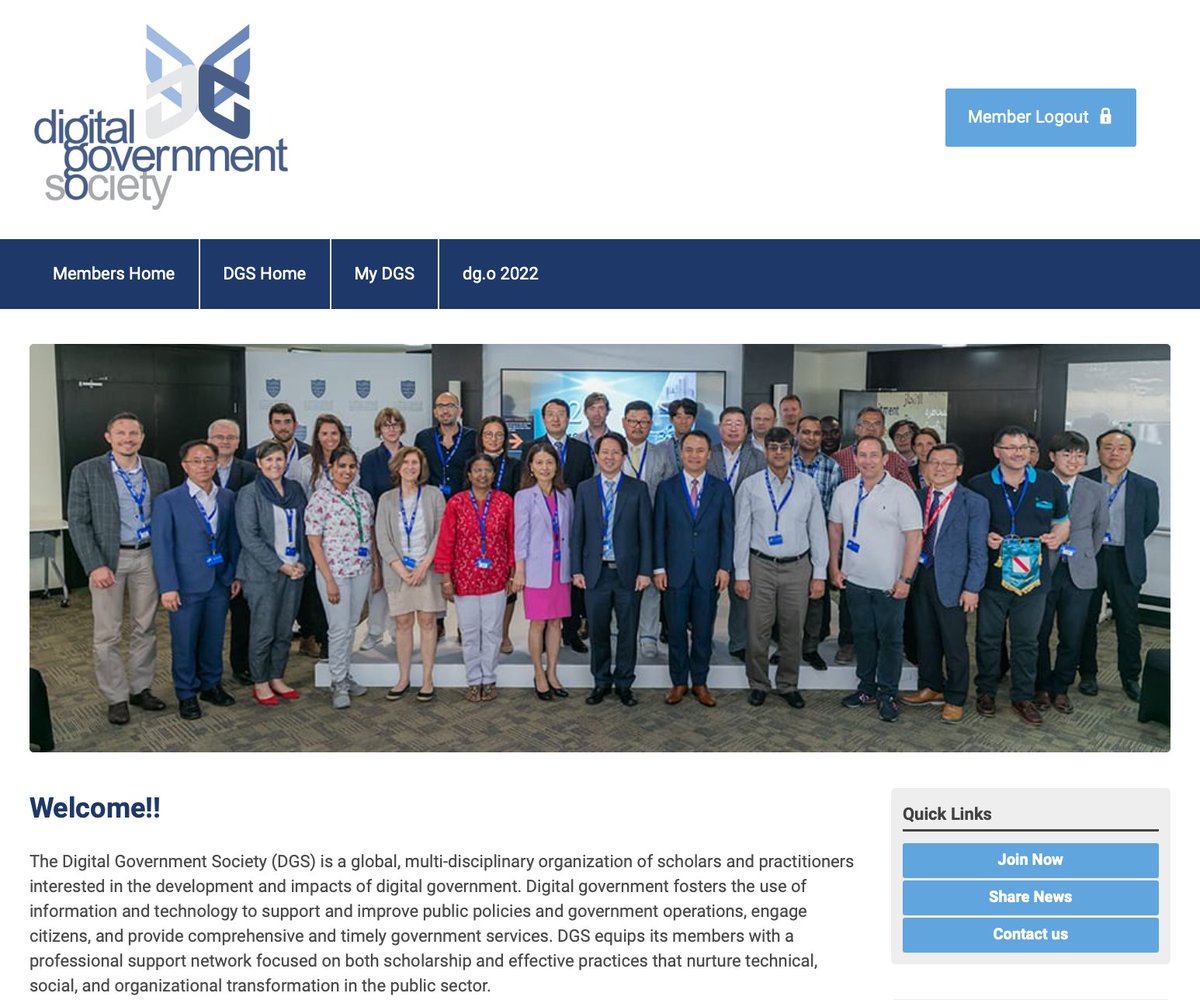 Digital Government Society (@dgsociety) on Twitter photo š1 day to go!
šÆ23rd Annual International Conference on Digital Government Research
š Virtual June 15-17th
š Join us and register now: dgsociety.org/dgo-2022/confeā¦
ā¬ļø Great programme dgsociety.org/dgo-2022/confeā¦
š”Share the conversation #dgo2022 #dgo2022Conference #DGSCommunity š1 day to go!
šÆ23rd Annual International Conference on Digital Government Research
š Virtual June 15-17th
š Join us and register now: dgsociety.org/dgo-2022/confeā¦
ā¬ļø Great programme dgsociety.org/dgo-2022/confeā¦
š”Share the conversation #dgo2022 #dgo2022Conference #DGSCommunity