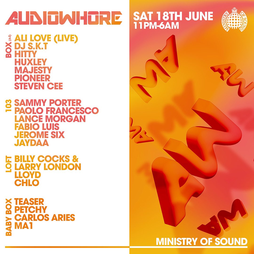 Ticket sales just come in for Audiowhore 😮‍💨

Sellout pending 💥