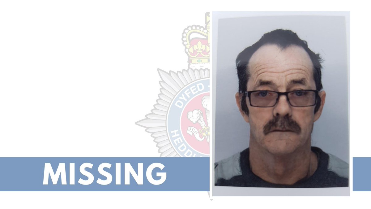 DyfedPowys's tweet photo. MISSING | Have you seen Mark,or do you have info that might help us find him?Last seen at about 3.30pm,Mon13th June,in Greenfield Row,Cardigan. Described as approx. 5ft 2inches tall, with black hair &amp; wears glasses.He may be driving a black coloured Ford transit van, SF71 CSY. https://t.co/9nFH2nCaaX