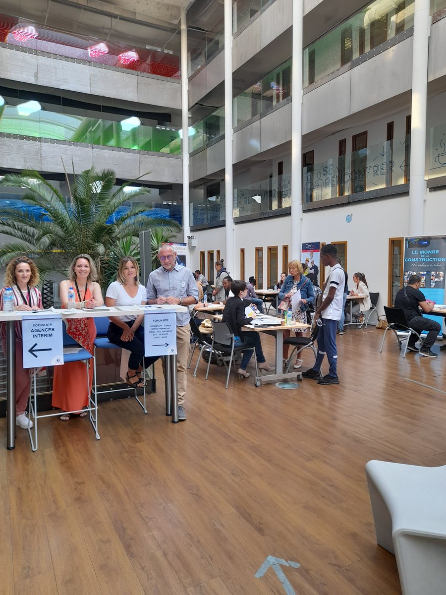 120 visiteurs au FORUM BTP !!
Merci à l'ensemble de nos partenaires d'avoir été à nos côtés : @lafédérationduBTP,  
<a href="/capeb42/">GALLET Gilles</a>,<a href="/GEIQBTP/">Geiq BTP Bourgogne-Franche-Comté</a>, <a href="/afpaaura/">Afpa AuvergneRAlpes</a>, <a href="/CFA/">CFAmedia</a>,@Hervethermic, <a href="/Oriol/">oriol</a>, <a href="/AdeccoBtp/">Adecco BTP Transport</a>,@manpowerBTP, @TomaInterimBTP, 
<a href="/CRIT/">Christian McDonald</a>, <a href="/Logic/">Srikanth.CashlessConsumer | ஸ்‌ரீகாந்த்</a> et <a href="/auxo/">auxo</a>
.