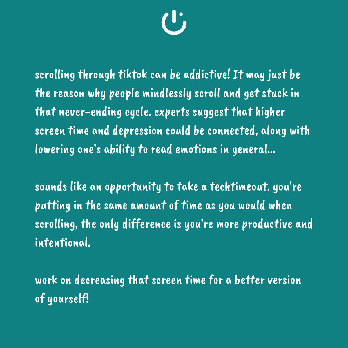 techtimeout (@techtime_out) on Twitter photo Is TikTok the reason why your screen time is increasing?
TikTok is addictive and the 1 billion active users can agree on that. Does that also mean 1 billion people are mindlessly scrolling? 
#tiktok #instagram #viral #screentime #explorepage
#tiktokmarketing #guide #carousel Is TikTok the reason why your screen time is increasing?
TikTok is addictive and the 1 billion active users can agree on that. Does that also mean 1 billion people are mindlessly scrolling? 
#tiktok #instagram #viral #screentime #explorepage
#tiktokmarketing #guide #carousel