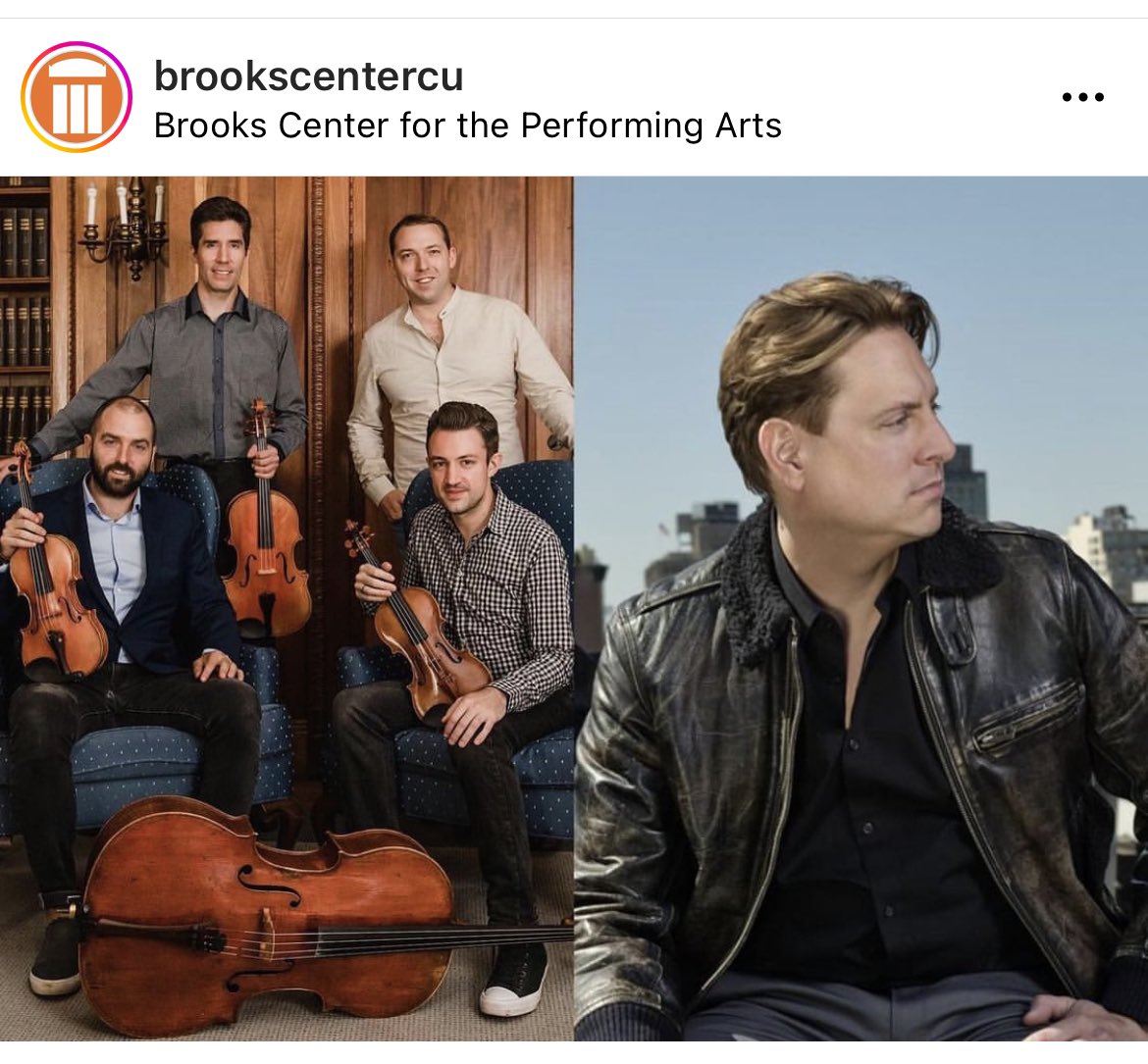 JasonVieaux's tweet photo. Repost!  Yesterday on the June 13 @performancetoday broadcast, the Sept 2021 WP perf of “Utsey Capriccio” by #SergioAssad @clemsonuniversity, by myself and @escherquartet, starts at the 27:00 mark.  Have a listen! #classicalguitar #chambermusic #worldpremiere https://t.co/JifJbRlEeh