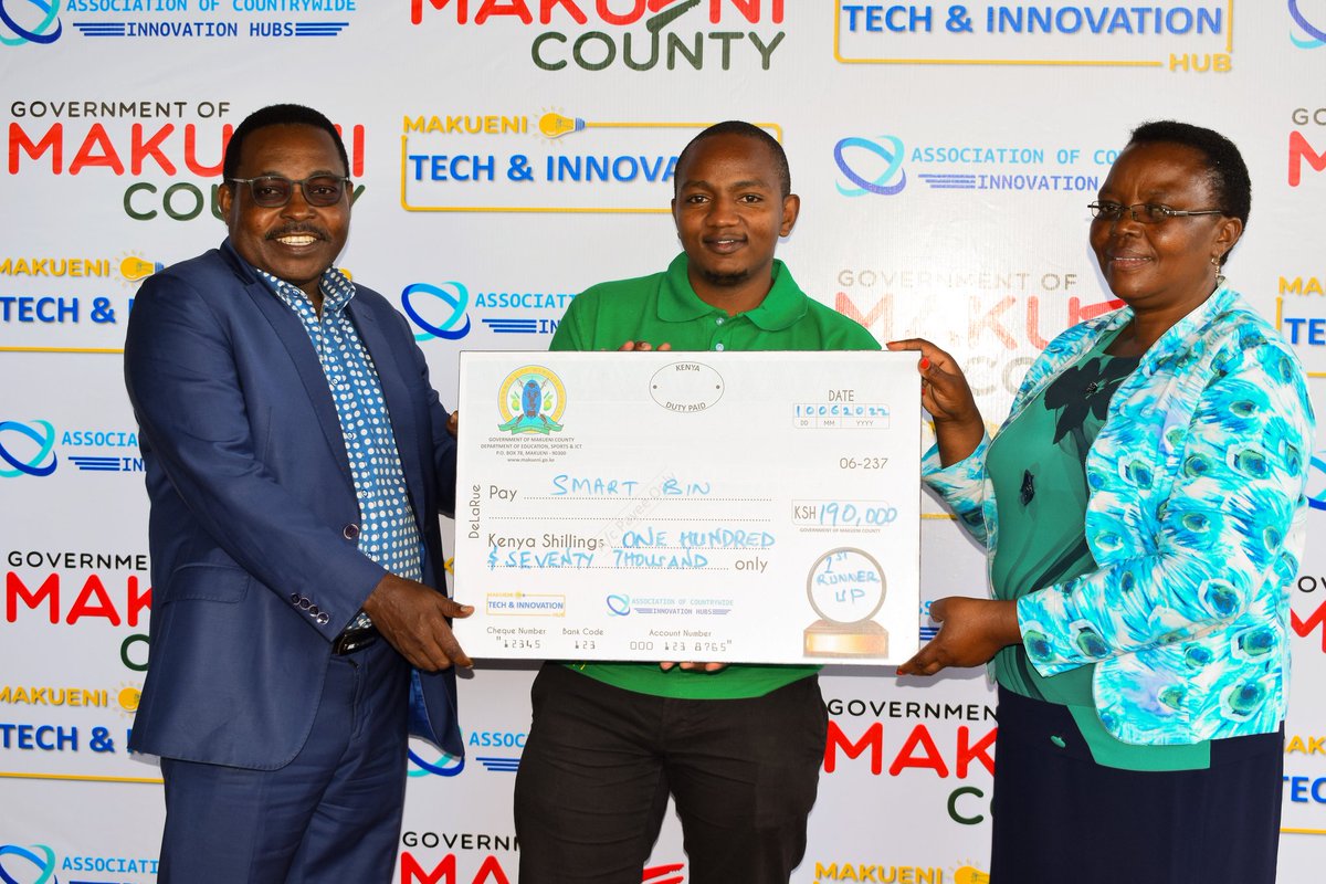 MakueniHub's tweet photo. Congratulations to the top three Makueni innovation challenge 2.0 innovators.
We laud the participation of ladies in the challenge. https://t.co/hGEvCCxO9B
