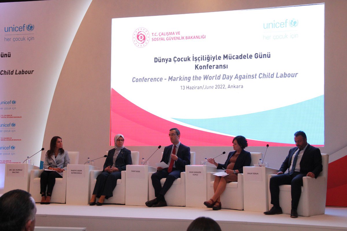 Dünya Çocuk İşçiliğiyle Mücadele Günü Konferansı ilgili kurum ve kuruluşların katılımıyla gerçekleştirilmiştir.

#ÇocukİşçiliğineHayır