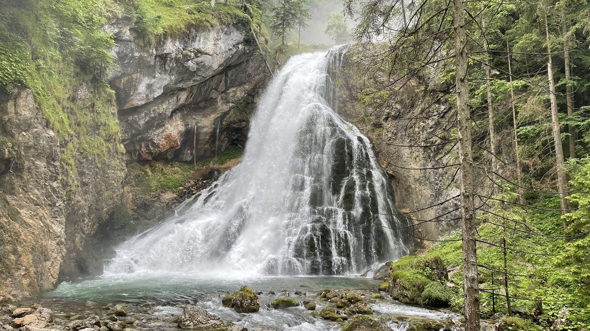 Flucht vom Wiener Stadtwahnsinn zur Idylle beim Gollinger Wasserfall.