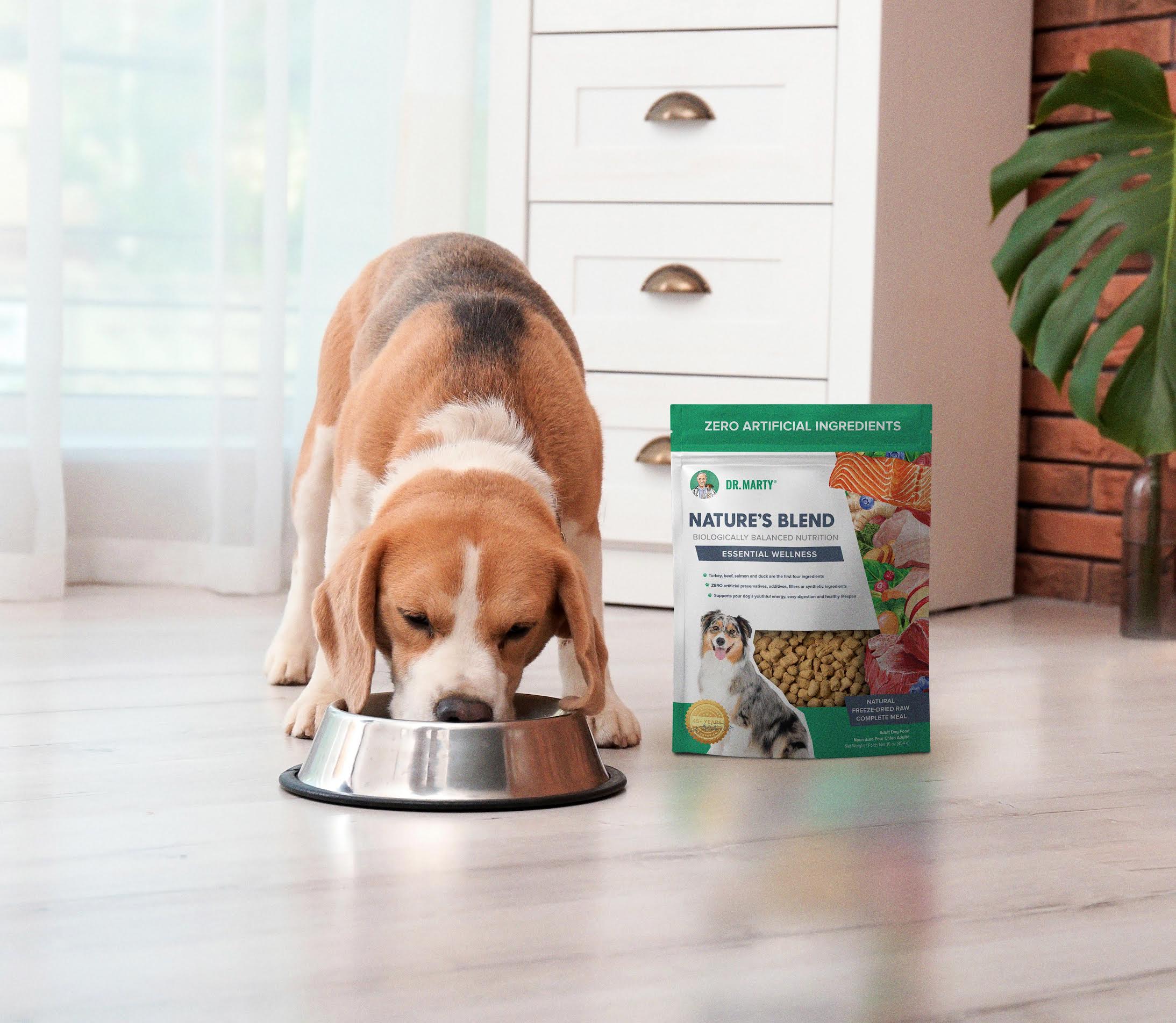 Natural blend dog best sale food