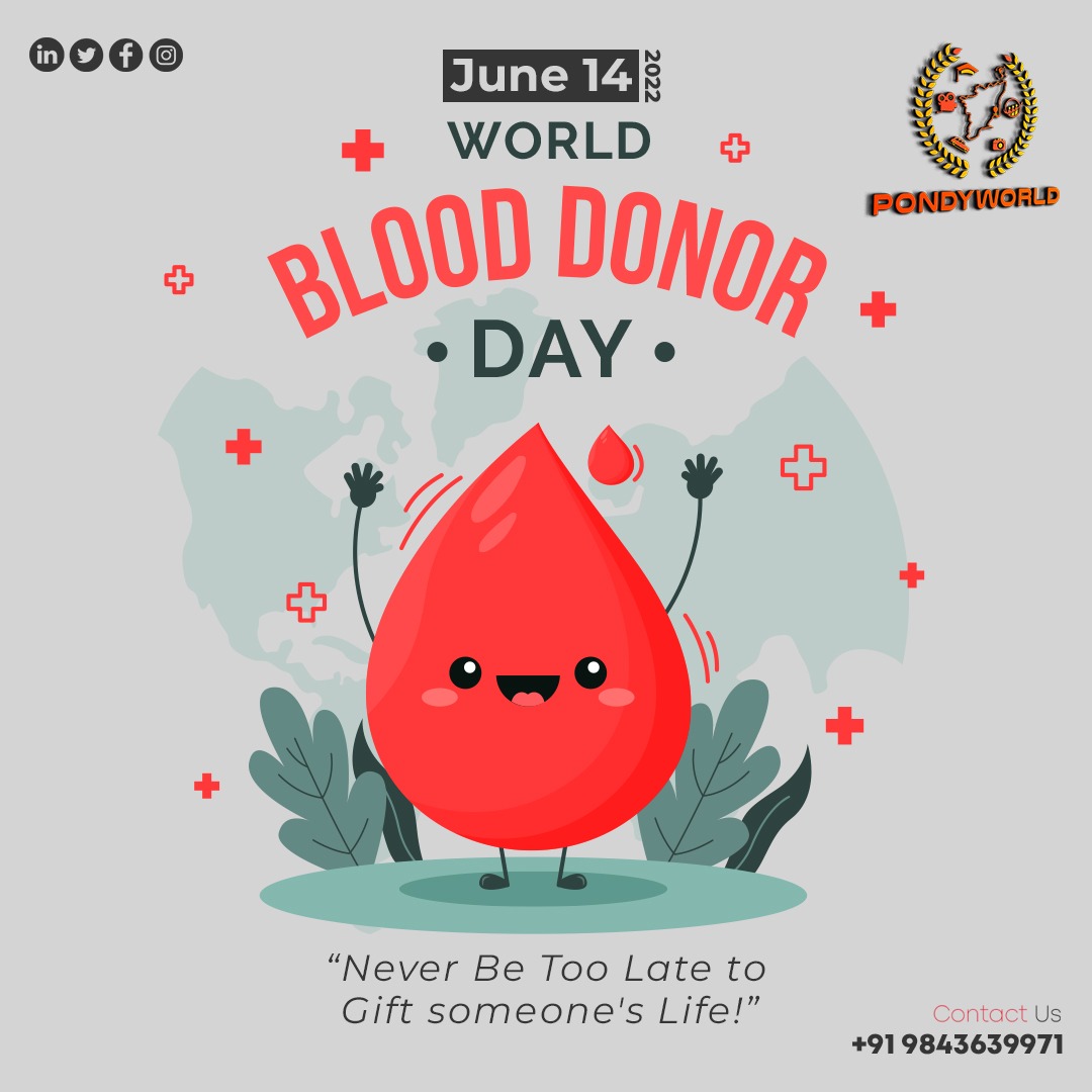 pondyworld's tweet photo. Denoting blood makes someone's life so valuable. Let us consider a commitment to denote blood to save one's life!
 
#pondyworld #blooddonationday #donateblood #bloodbank #WorldBloodDonorDay #blooddonationcamp #blooddonation #covid #seo #smmm #blooddonationcampaign #pondicherry https://t.co/8Bk1sahZhV