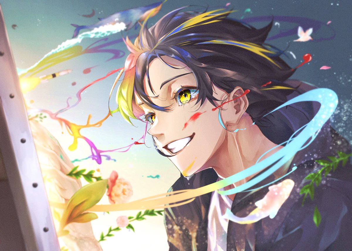 final_sgm's tweet image. 「あぁ、これが僕の色だ」