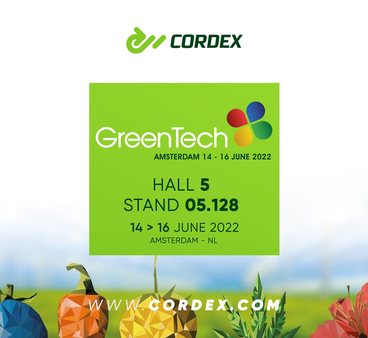 cordexofficial's tweet photo. Visit us at HALL 5, STAND 05.128 at @GreenTechRAI, Amsterdam🇳🇱 Come and find out more about our horticultural twine specially designed to resist the extreme conditions✅

#Greentech #Greentech2022 #gtamsterdam2022 #Horticulture #WithCordex #Cordex  #BaleWithUltimateStrength https://t.co/kXmk4yyRob