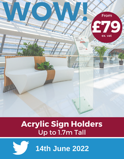 IndigoDisplays's tweet photo. Stylish Acrylic Stands for use in showrooms, reception areas and marketing events. Great looks at a great price! https://t.co/NT6mPzS7t2 https://t.co/3ATTwWP2ym