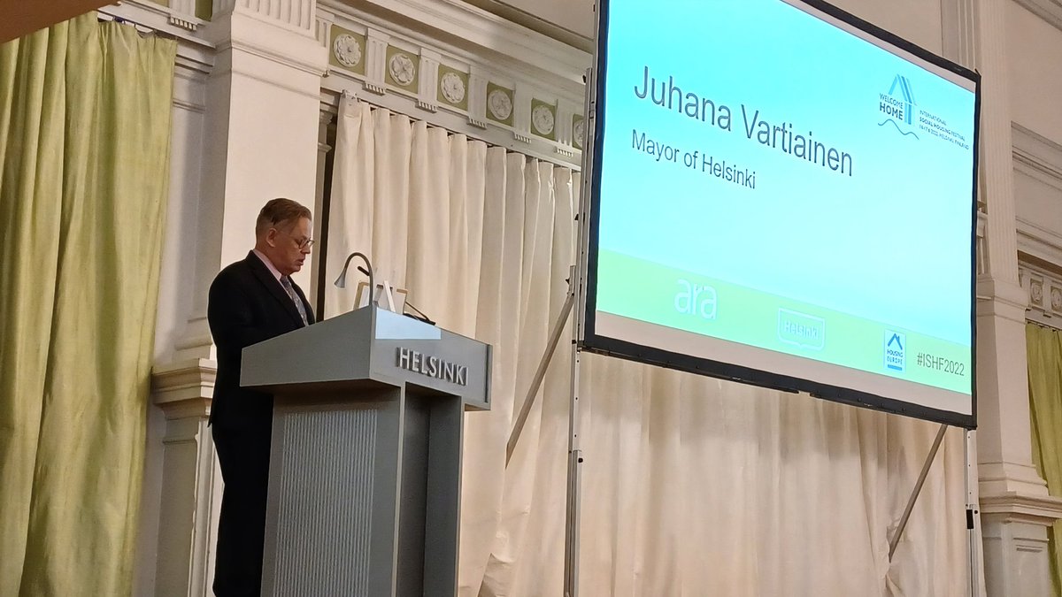 Juhana Vartiainen, Mayor of Helsinki, says there is a 'happy agreement' among the policymakers in <a href="/helsinki/">Helsingin kaupunki</a>: to build more and to build fast. The city strategy for 2021-25 is titled "A Place of Growth" #ishf2022