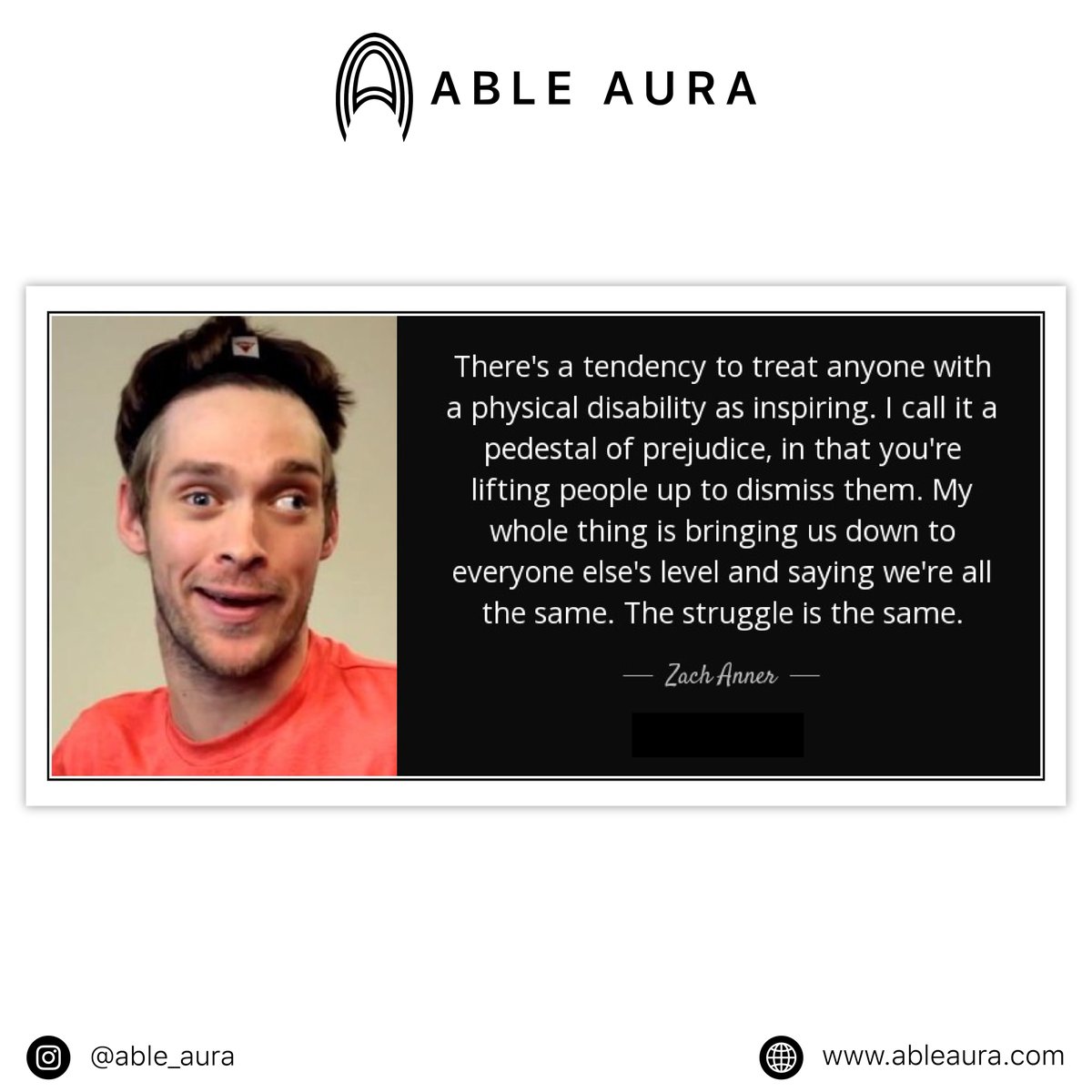 able_aura's tweet photo. When we are only described as 'inspiring', it dismisses our daily struggles. It dismisses our fight for accessibility and inclusion. 

#disability # https://t.co/KWqARkujKF