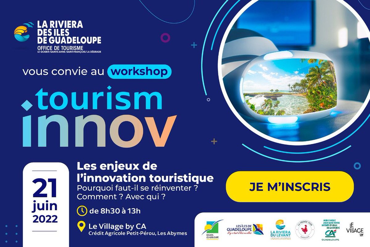 RivieraDuLevant's tweet photo. #Tourisme #Innovation
L’Innovation devient une étape incontournable dans le développement et la pérennisation de l’économie touristique Guadeloupéenne.
En effet, les professionnels du tourisme doivent se réinventer pour faire face au contexte sanitaire complexe et mouvant https://t.co/A61fOTaHe6