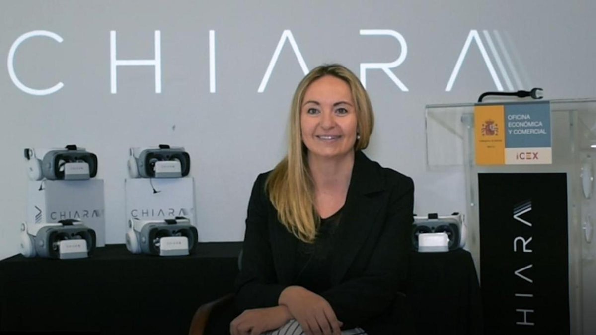 rne's tweet photo. 👩 @soysdelportillo es la 💼 fundadora de @BeChiaraVR
👉 Una solución para aprender a 🗣️ hablar en público en el metaverso practicando de forma inmersiva con unas gafas de realidad virtual todas las veces que uno quiera.
📻 @GD_RNE
▶️ https://t.co/0irHNFZEyP https://t.co/P2hzvTois6