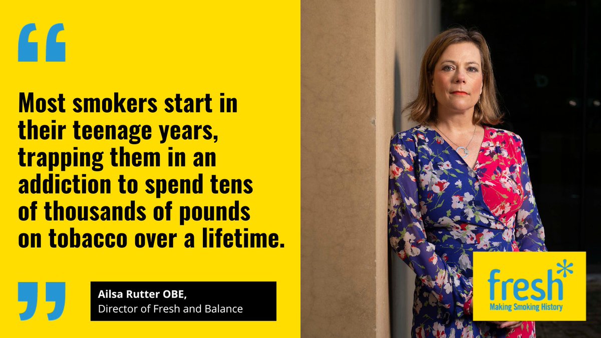 To achieve a #Smokefree2030, as well as helping smokers quit, it's equally important to prevent people from starting.

Most smokers start young, so we welcome the @JavedKhanCEO's recommendation to increase the age of sale by one year, every year, to #StopTheStart. #KhanReview