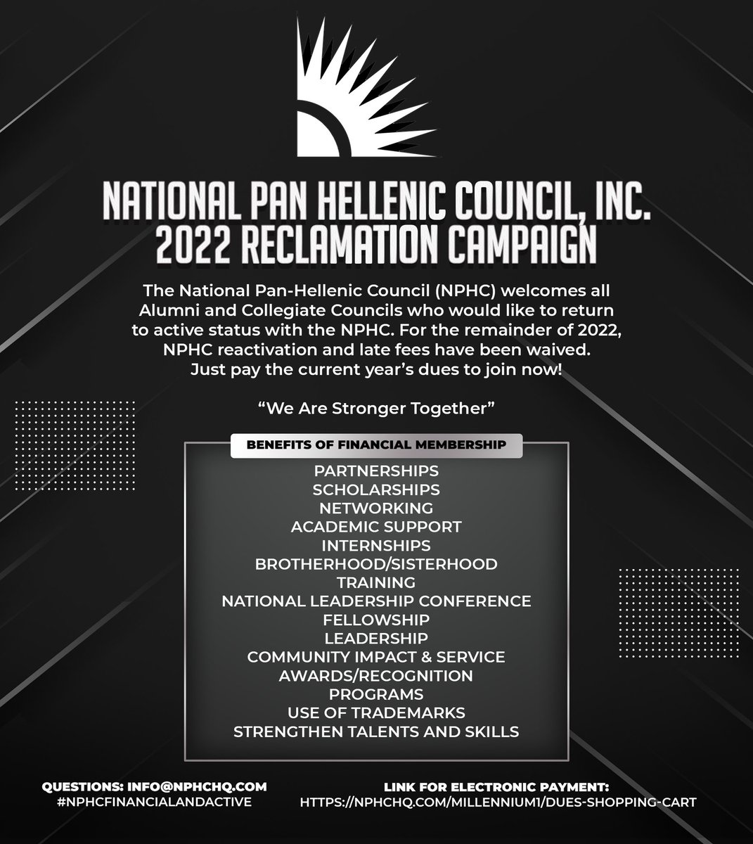 NPHC Listening Session and Mid-Year Report
 
Register below: us02web.zoom.us/webinar/regist…   For more information: info@nphchq.com