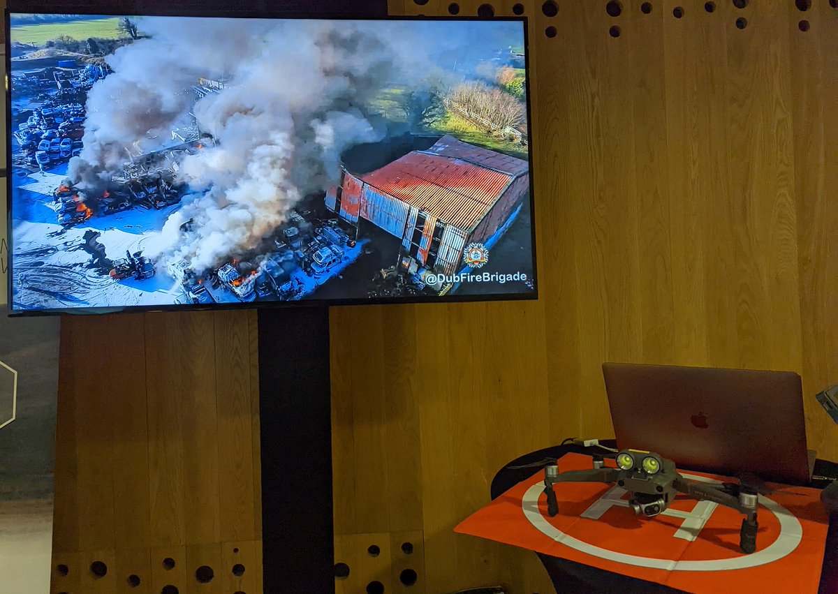 DubFireBrigade's tweet photo. We were delighted to take part in the @smartdublin launch of their #drones International Best Practice Report for local Government use in Ireland. A project supported by @IRLDeptPER
@DubCityCouncil
#MakingInnovationRealIRL https://t.co/j641dcvmxF