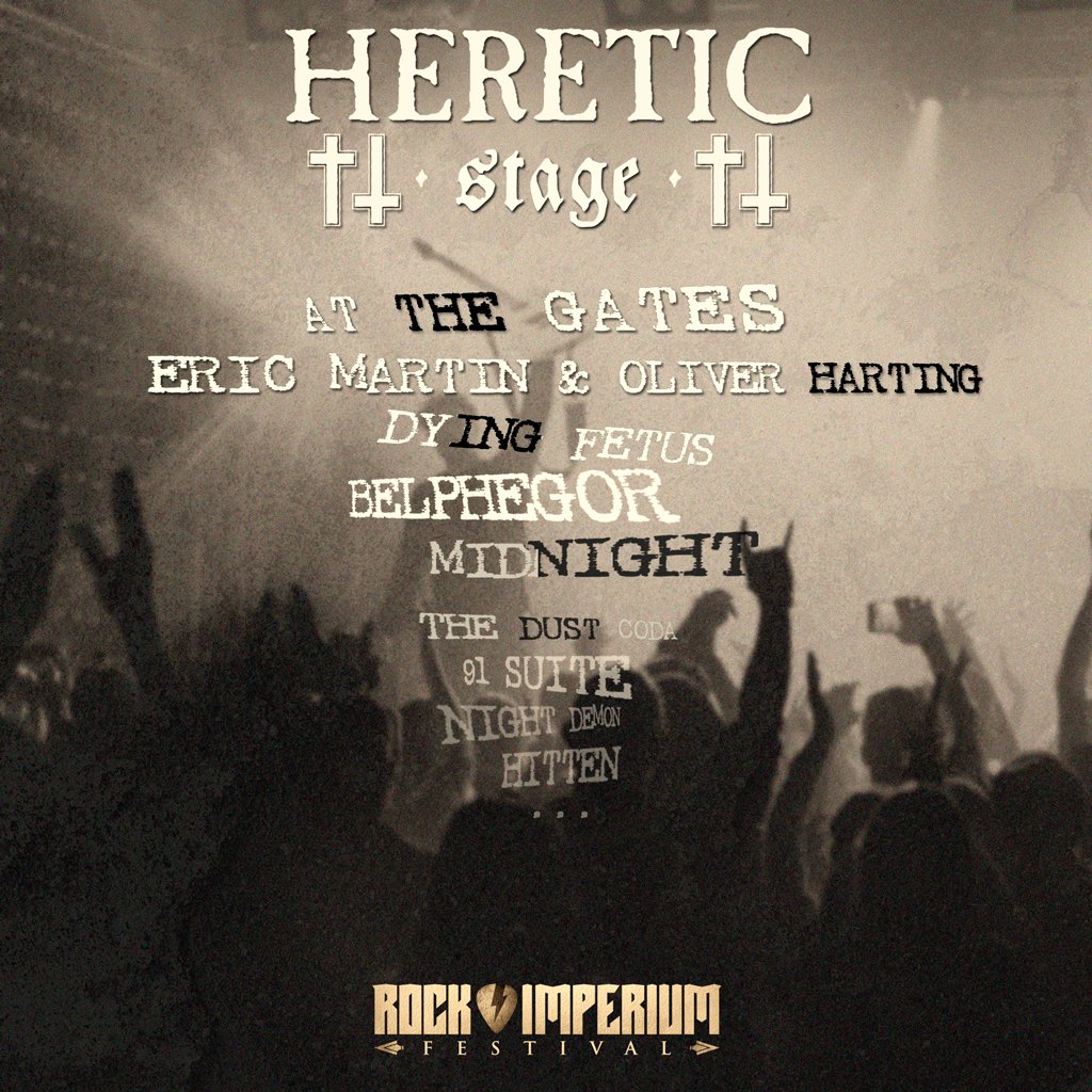 Teichenne's tweet image. No te pierdas Heretic Stage en Rock Imperium Festival. Más de 20 grupos. Rock/Metal en estado puro..
Información horarios 📋 bit.ly/3x2vrPW
GODLIKE SPIRIT
#godlikespirit #heretic #rockimperiumfestival