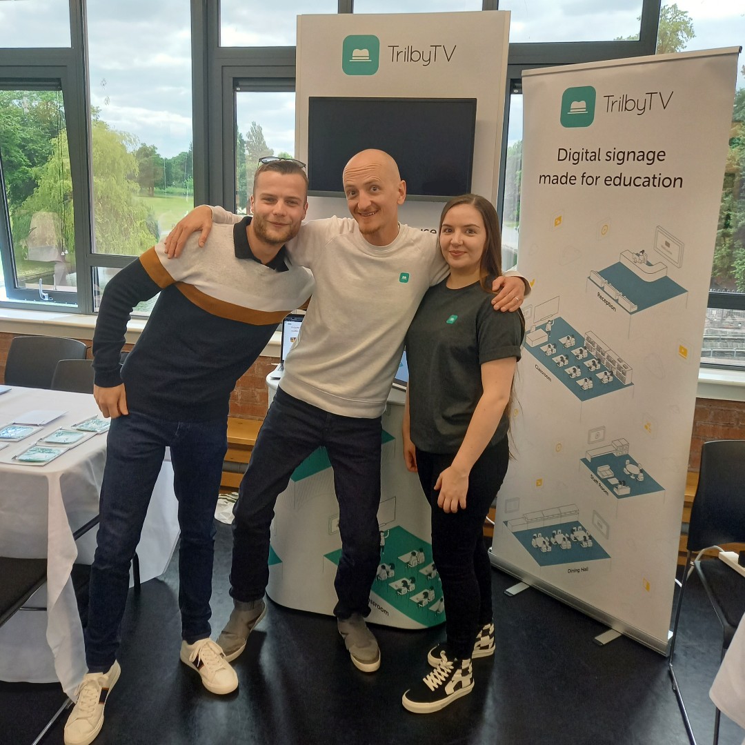 trilbytv's tweet photo. We had a great day yesterday at @TheANME #WM13 event! 🤩

#ANME #EdTech #Education #DigitalSignage #Networking #EduTwitter #EduChat https://t.co/Y0aliz7Dx1