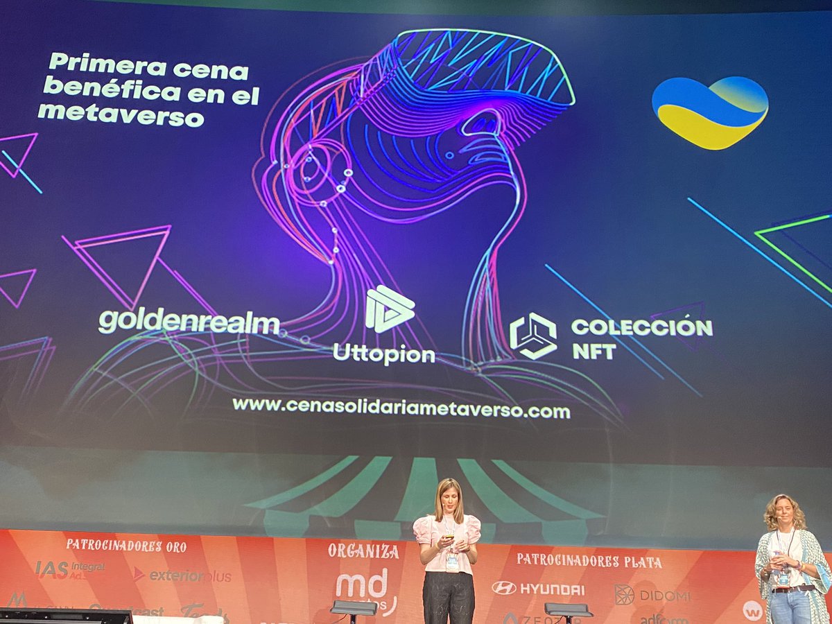 AlTejero's tweet photo. #FOA2022 Gran cena solidaria en el metaverso https://t.co/4TW6odrmFD