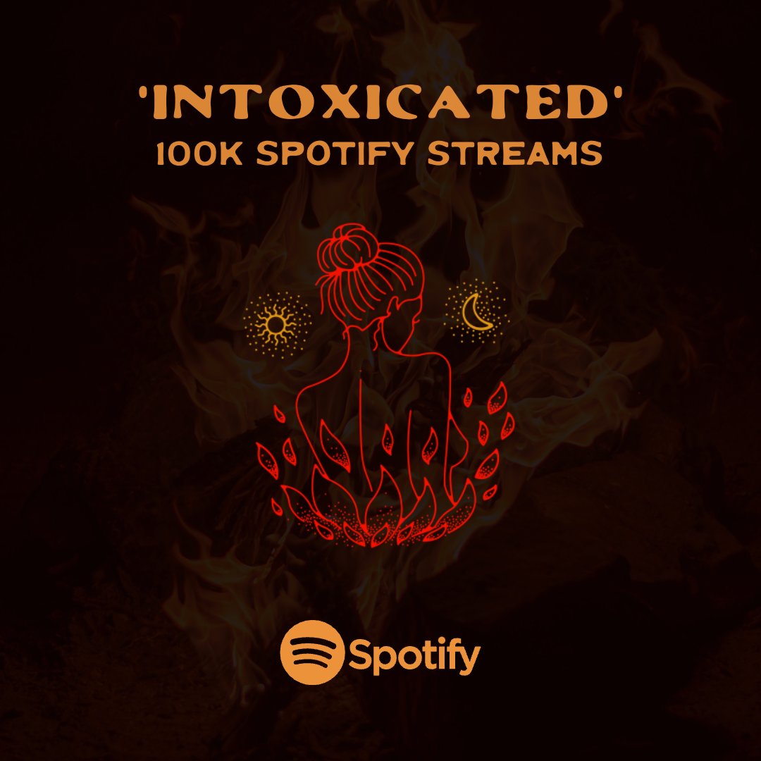 WavesRushIn's tweet photo. “Intoxicated” has 100k streams on @Spotify! 💫
A massive thank you to everybody who has listened. 😍
I can’t believe my journey has taken me this far already! Can’t wait to show you what’s still to come. 💛🌊
#intoxicated #wavesrushin #heartsarehome https://t.co/4wno66Wz8W