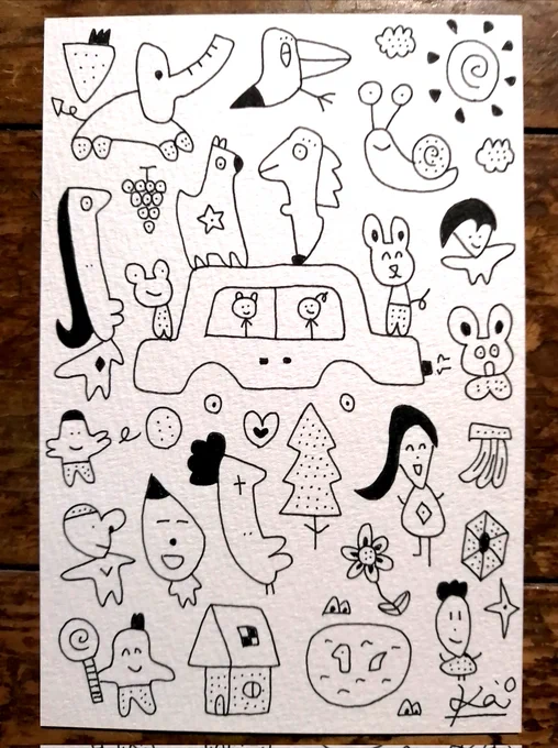 らくがき描きました🌟 