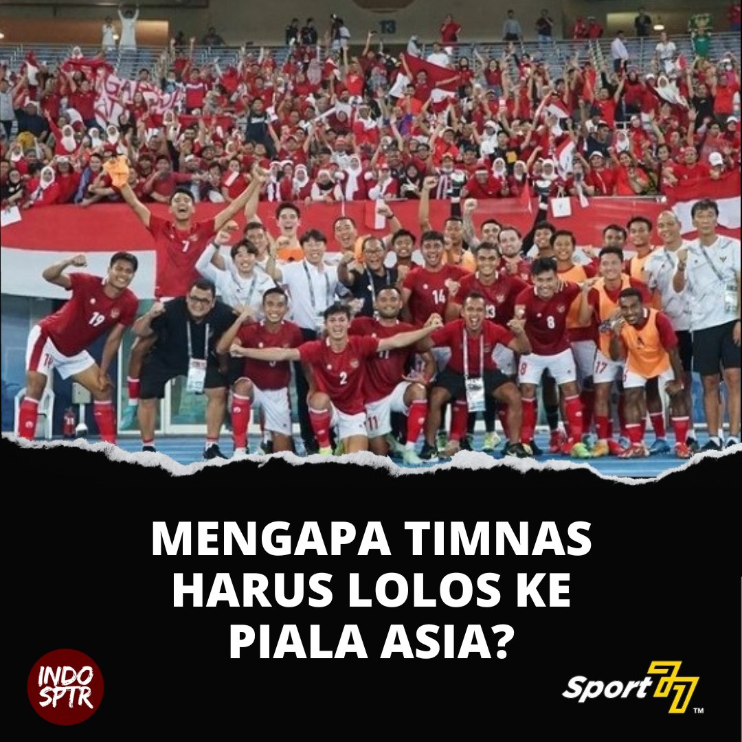 indosupporter's tweet photo. 🇮🇩 GIVEAWAY 🇮🇩
250rb saldo e-wallet untuk 5 orang beruntung

Jawab pertanyaan:
MENGAPA TIMNAS HARUS LOLOS KE PIALA ASIA?

Syarat:
- FOLLOW @Sport77Official &amp; @indosupporter 
- RT dan LIKE tweet ini
- Sertakan hashtag #AyoTimnas 

Jawab serius / lucu boleh‼️
Jawab di reply
👇👇 https://t.co/21AXuXXyeM