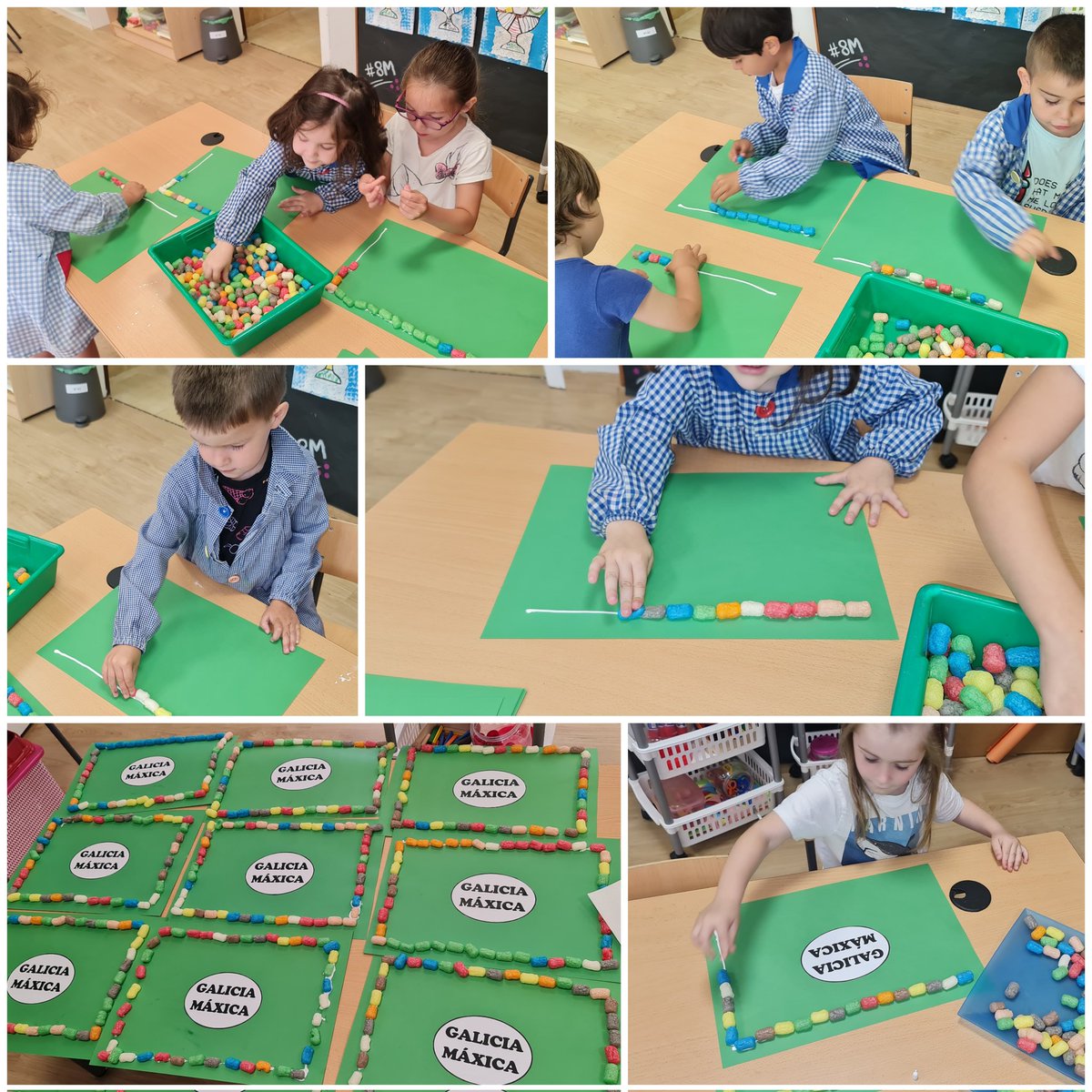 AngorenCole's tweet photo. Que sería da #FestadaCoca sen unhas bonitas alfombras? Hoxe #aclasede3 fixo as portadas de #GaliciaMaxica coma se fosen alfombras usando diversos materias, flores e moitas cores #FestadaCoca2022  Grandes artistas! #ravelas #Redondela #tradicionecultura #alfombras #infantilangoren https://t.co/gFaxhMh1bB
