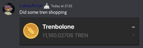 YokedYetis's tweet photo. The yetis are stacking up on $TREN 😈 https://t.co/pNaA6rlWHA