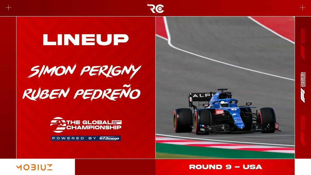 🏁 RACE DAY - <a href="/TGlobalChamps/">The Global Championship | Powered by GT Omega</a> 
Ninth and penultimate round with Simon Perigny &amp; Ruben Pedreño in USA ! 🇺🇸  

📺 To watch the race: buff.ly/3MNkwPW  
See you tonight at 8pm! 
#RC #FortheREDS #FortheWin