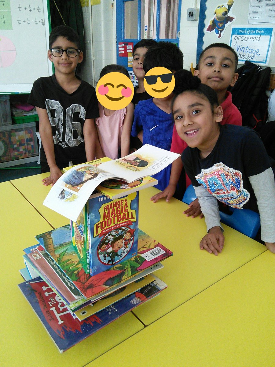 mrs_lwilson's tweet photo. We have been busy recreating The Librarian by Arcimboldo using our class library books. #creativity. @WiderYps https://t.co/yZQUx22qhR