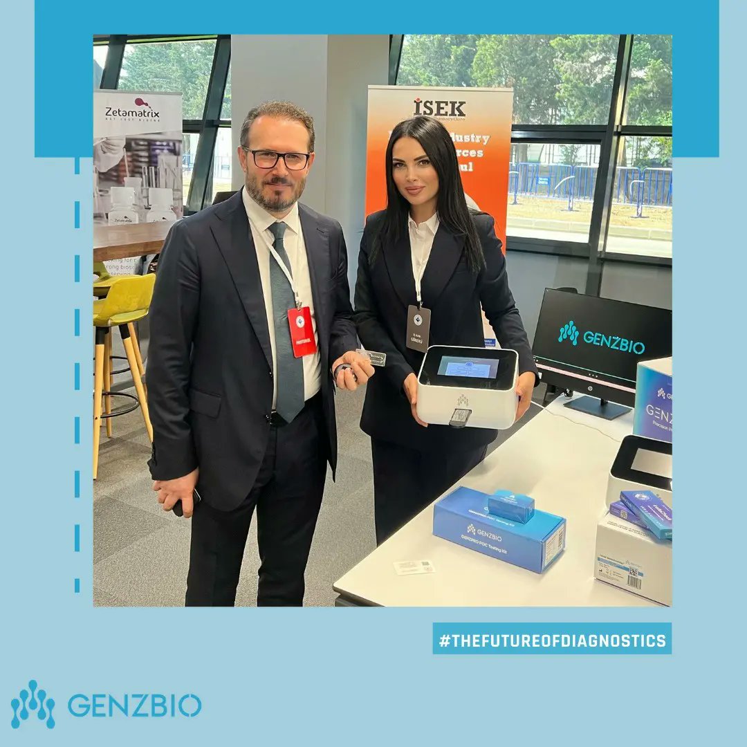 biogenztr's tweet photo. GENZ olarak #BoğaziçiÜniversitesi #Kandilli Bilim, Teknoloji ve Araştırma Merkezi açılışında yer aldık. Dünyanın ilk Elisa on-chip #POCT platformu #GENZPRO'yu Cumhurbaşkanımız @RTErdogan Sanayi ve Teknoloji Bakanımız, @varank ve Sağlık Bakan Yardımcımız @suayipbirinci 'ye sunduk. https://t.co/zxIoaSjdff