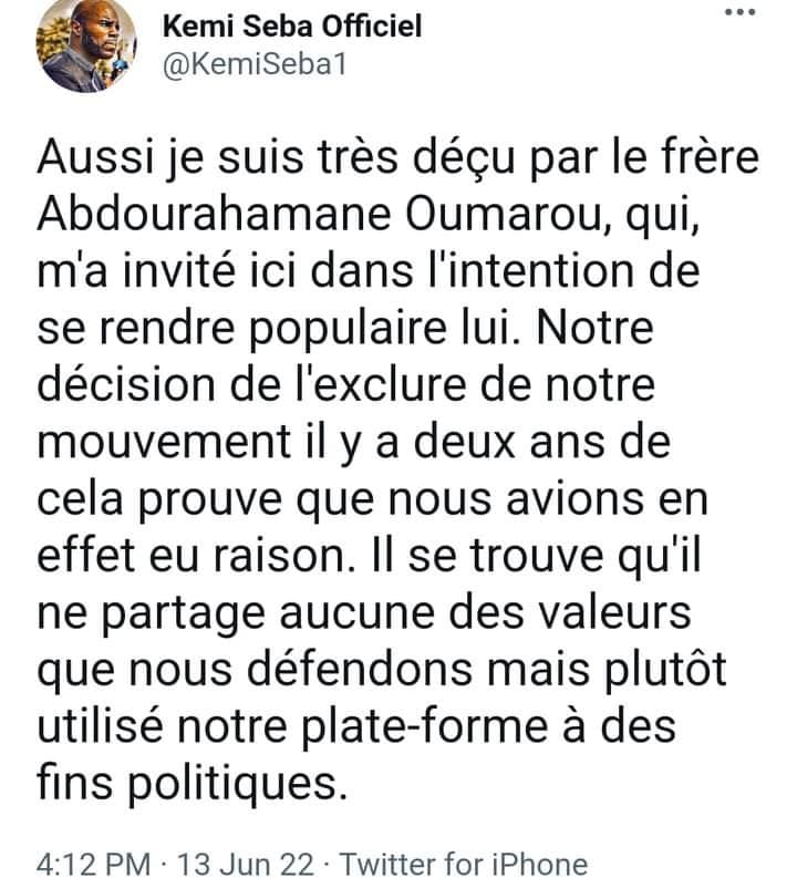 AbdoulgafarT's tweet photo. #Kemi #Seba
#Abdoulrahamane #Oumarou
C'est nous on mange https://t.co/KzV8ebqgXv