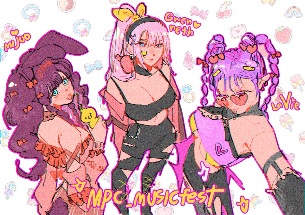 Salome_mpc's tweet photo. #MPC_Musicfest 
🐰: "โหห เป็นเทศกาลที่ครึกครื้นเหมือนเคยเลยนะจ๊ะ~~🐰💖"
🍬: /มองร้านอาหารก่อนคอนเสิร์ต
❤️‍🔥: "มองกล้องก่อนค๊าาาาาาาาาาาา สาวๆๆๆ✨✨"

(พาเด็กๆ ซี1ซี2 มาเข้างานด้วยค่ะ UU//) https://t.co/jEPi66rhPH
