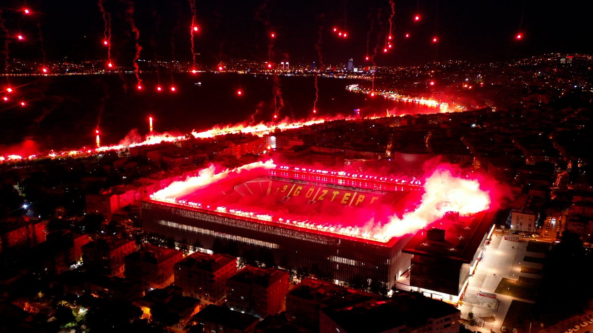 Goztepe's tweet photo. Bugün 21.15’te Susuzdede Parkından yakılacak ilk meşale ile birlikte İzmir aydınlanacak🔥

#Göztepe97Yaşında https://t.co/04Ti4t08AV