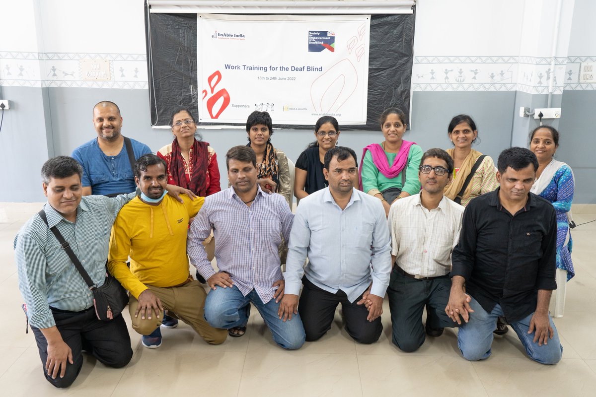 shanti_raghavan's tweet photo. Sharing some pictures from the official inauguration of the Work Training for #DeafBlind candidates hosted by @enableindia along with @sedbindia and #ChethanaTrust
#inclusion #employability #independentliving #lifeskills #empowerment #enablinglivelihood https://t.co/t65P4hvtKM