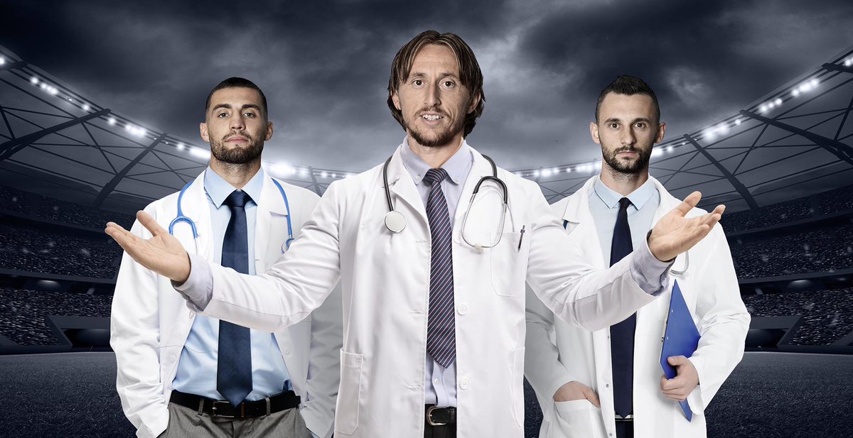 The doctors of football 🔝🔝🔝 We are inclined to say "name a better midfield", but there is no better midfield 🇭🇷👏🏼

#Family #Vatreni❤️‍🔥