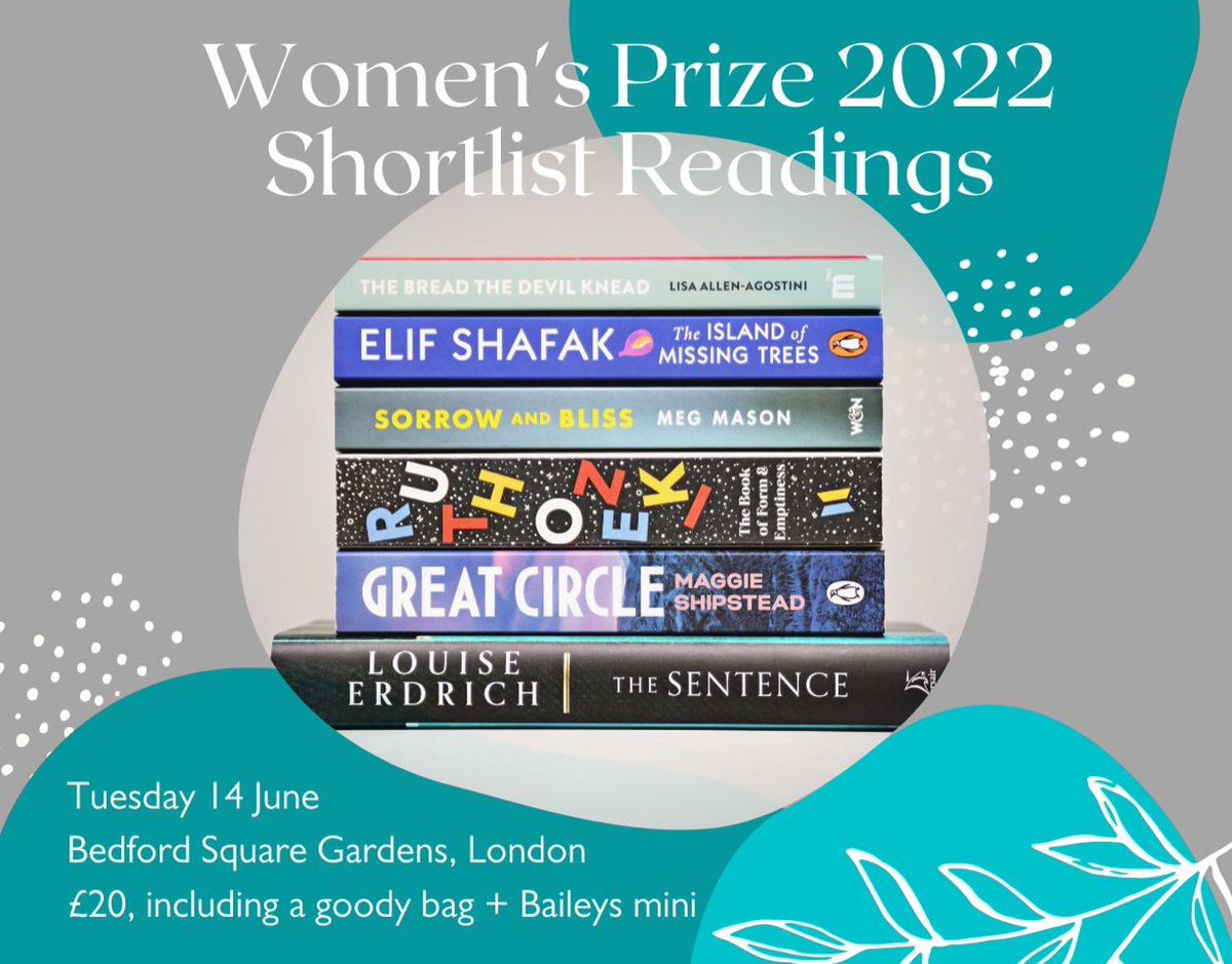 The <a href="/WomensPrize/">Women's Prize</a> winner will be announced Tomorrow! We are so proud of the amazing Lisa <a href="/AllenAgostini/">Lisa Allen-Agostini</a> and her book THE BREAD THE DEVIL KNEAD and tonight there’s a fantastic shortlist reading event celebrating all the amazing authors. eventbrite.co.uk/e/womens-prize…