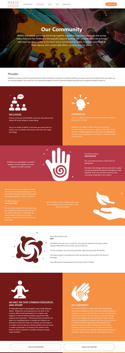 The landing page for our <a href="/MaxjaSardegna/">MAXJA</a> NFT project is taking shape. Super excited to submit <a href="/encodeclub/">Encode Club</a> hackathon this week.

#NFT #nftart #nfts #nftartist #nftcommunity #nftcollector #nftcollectors #nftdrop