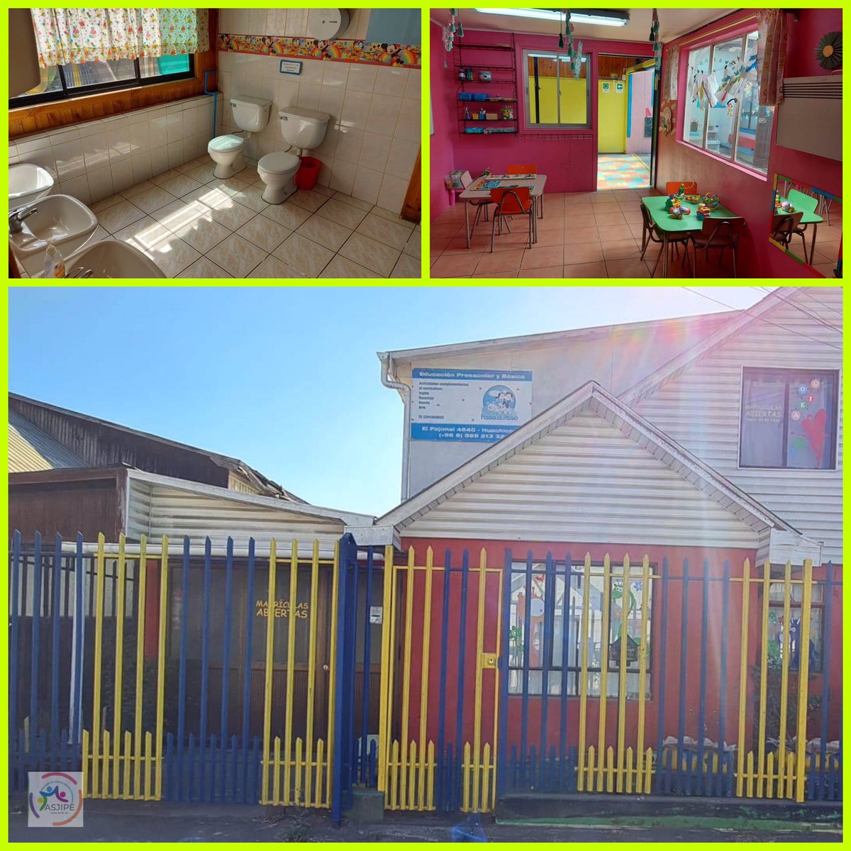asjipe's tweet photo. Asociada #Asjipe 

Paso a Paso Jardín Infantil

Atiende a niños de 2 a 5 años 11 meses , grupos pequeños, 2 jornada, énfasis en el aprendizaje cognitivo, social y emocional a través  del juego.

🏡El Pajonal 4640 Huachicoop 

📲+56933590095

📪:PASOAPASO.JARDININFANTIL@GMAIL.COM https://t.co/3Or3ux2kqN
