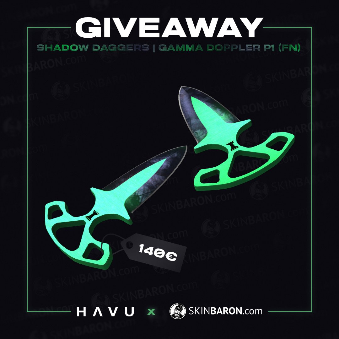 HAVU x SkinBaron Giveaway

1. Follow <a href="/HAVUgaming/">HAVU</a> 
2. Follow <a href="/SkinBaronEN/">SkinBaron.com</a> 
3. RT &amp; tag a friend in comments

Drawing and announcing a winner on June 23rd

#HAVUJA